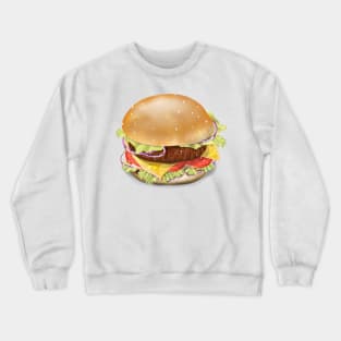 Hamburger Crewneck Sweatshirt